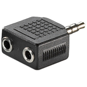 Adapter 1×3.5mm - 2×3.5mm, M/F, Roline VALUE